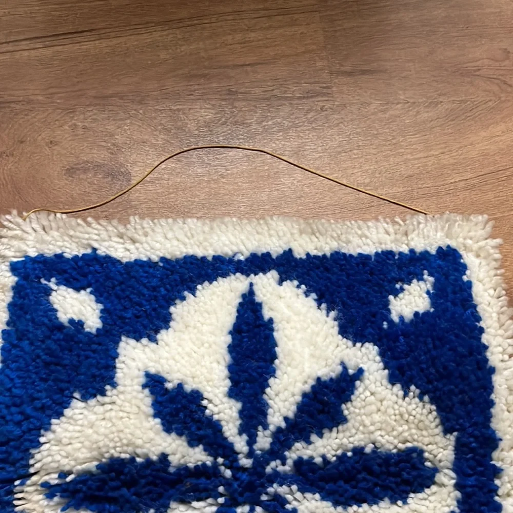 Vintage 70’s Star Rug Wall Hanging